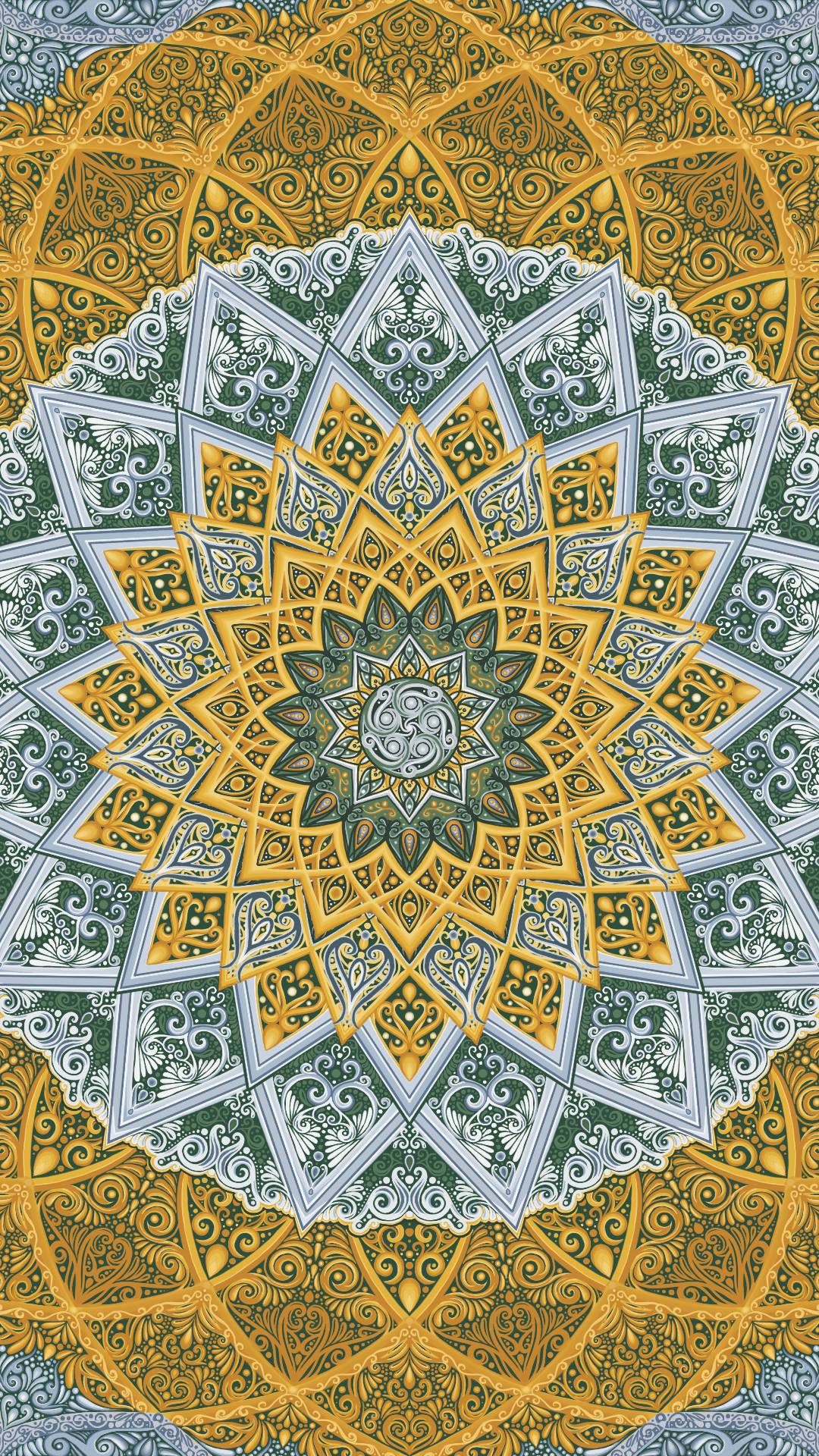 Mandala puzzle background
